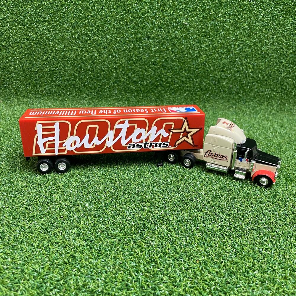 Vintage MLB Houston Astros Haulin' Series Diecast Toy Semi Tractor Trailer
